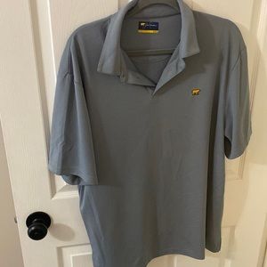Men’s gray golf polo